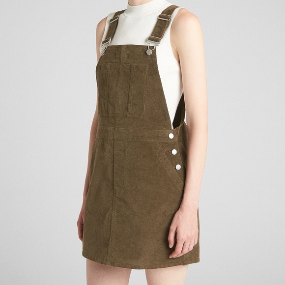 GAP Dresses & Skirts - 🍁BOGO GAP Overall Dress Olive Green
